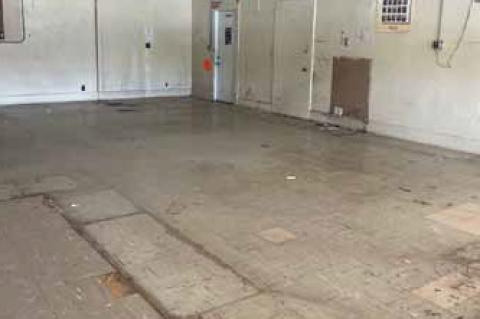 A “before” view of the interior of the Kanopolis Post Office. Courtesy photo