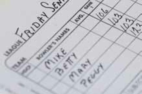 The senior bowling group keeps score, but does not compete for the best weekly score. There is only one tournament throughout the year, with a traveling trophy.