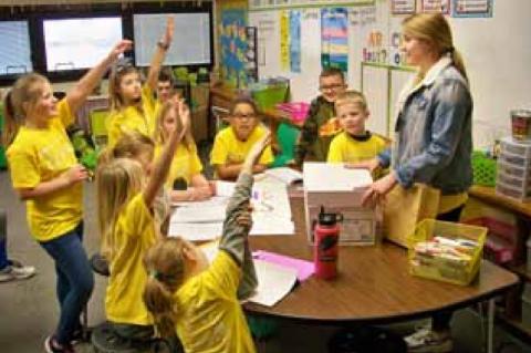 Leadership spans the ages at Ellsworth Elementary